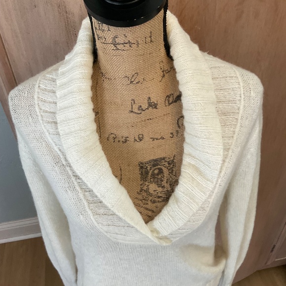 J. Crew Dolce Shawl Collar Popover Cream Sweater - Picture 12 of 16